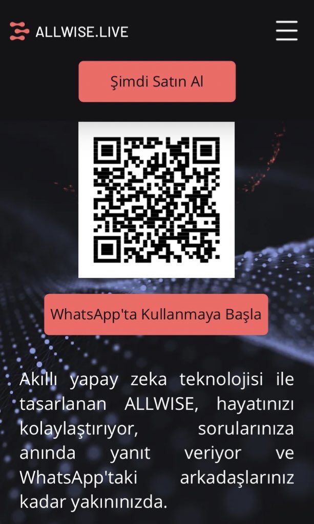 ALL WISE : Akıllı WhatsApp Asistanı

Ücretsiz Denemek için
Hemen Tıklayın 👇
wa.me/+905075070367?…

#AllWise #UnlimitedKnowledge #UnlimitedChat #WhatsAppSupport #LanguageLearning #MathProblems #ProgrammingLanguages #OutfitSelection #CustomSolutions #Discount #Subscription