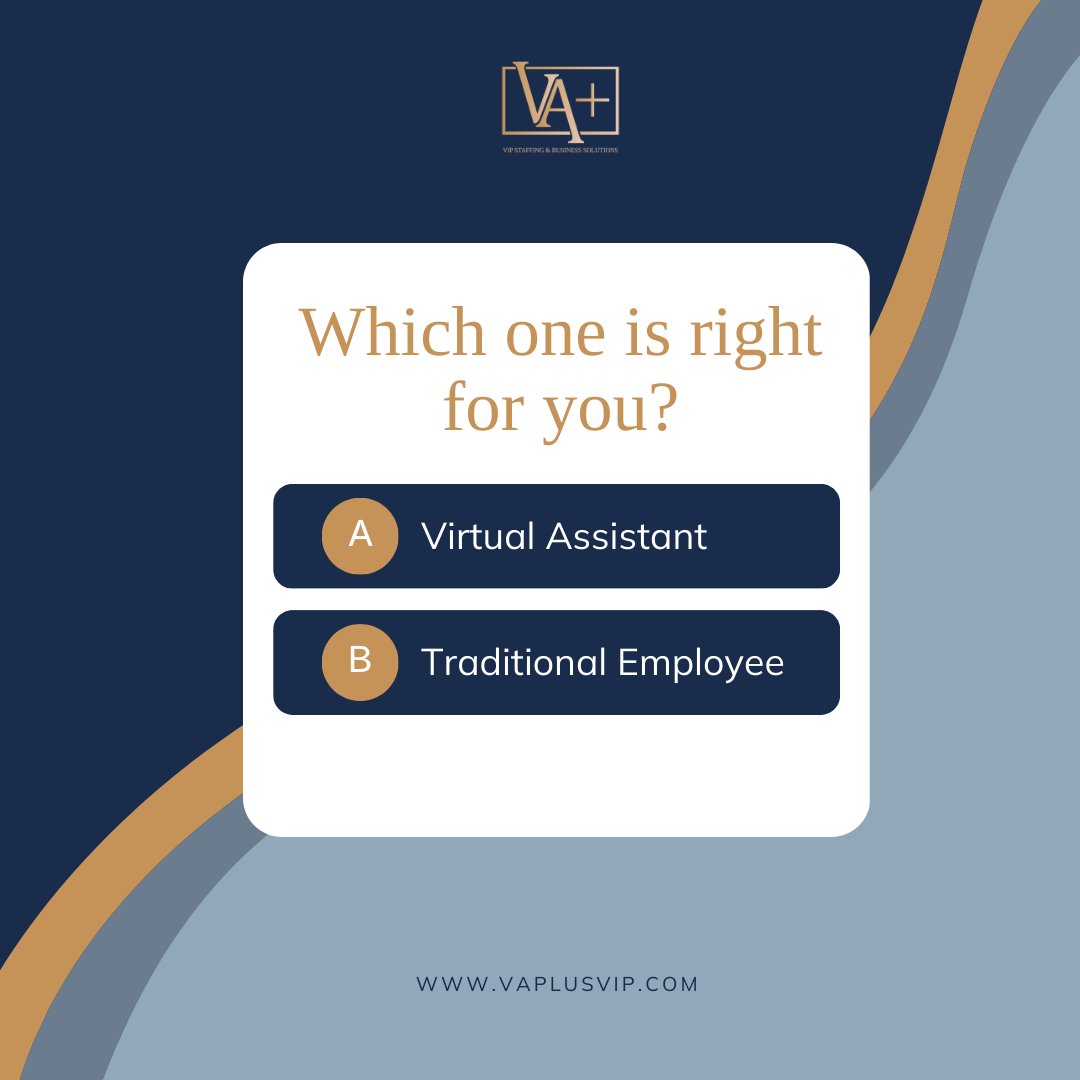 👉 Virtual Assistant offers flexible, efficient support without added overhead costs. Traditional employees need resources like office space, equipment, and benefits that can add up. Plus, they're limited to specific job functions. Which option suits you?