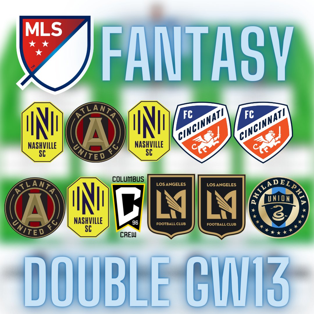 🇺🇸 #MLS <a href="/MLS/">Major League Soccer</a>
🔮 #MLSFantasy <a href="/MLSFantasy/">MLS Fantasy Soccer</a>

GAMEWEEK THIRTEEN; DOUBLE! 🌟

FINALLY, it's double Gameweek time! Time to stack a squad full of premiums with all this money I've been waiting to put to use! Here goes!

❤️ &amp; ♻️ for more 🇺🇸 content!

#MLSFantasy DGW13, a thread: 🧵