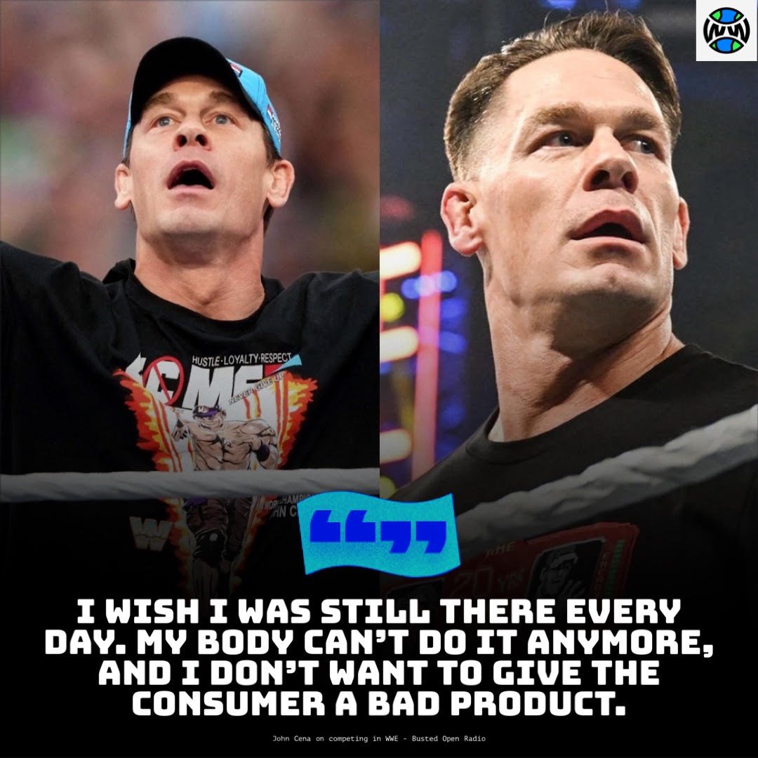 WrestlingWorldCC on X: John Cena says he's not going anywhere