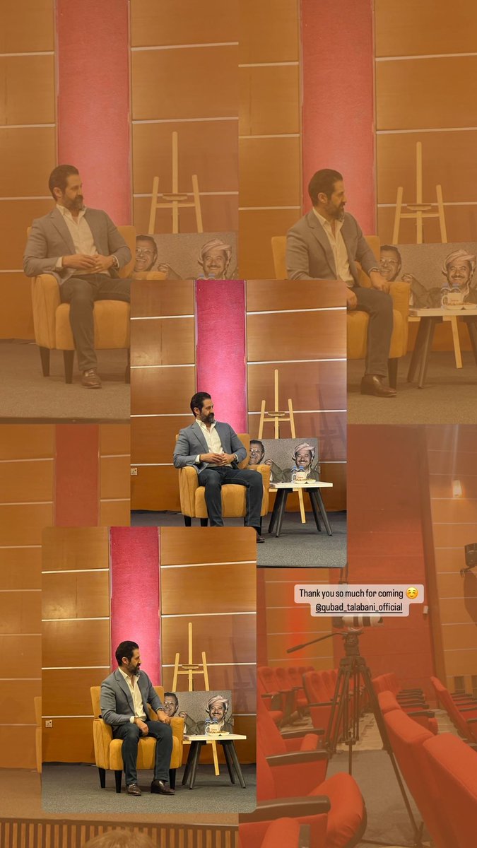 nonok_duski's tweet photo. #BestoonTalk thank you for coming @qubadjt https://t.co/CUsHdijBVX