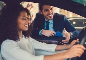 According to #Edmunds, 62% of all cars are purchased by women. Typically, men take about 60 days and women take 75 days to make the purchase. #carbuying #carbuyer #carprices #buyingacar #mendrivers #womendrivers