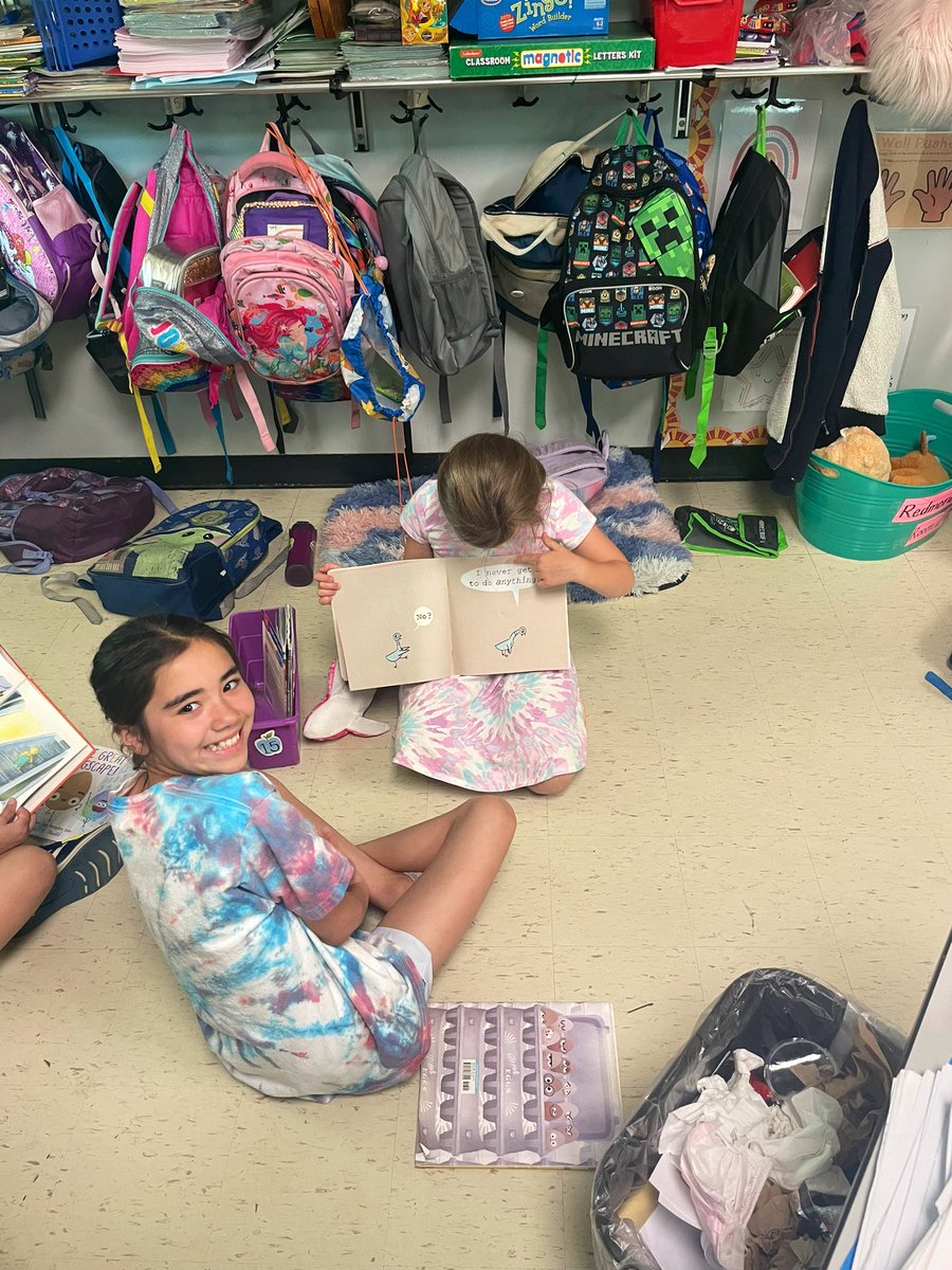 MissERedmond's tweet photo. B is for Books and Buddies on our ABC countdown. We spent some time reading with our buddies in @RachelMorgan5th class and loved every minute! We are so lucky to have our 5th grade buddies to look up to!❤️ @JJESOwls #FindTheKind https://t.co/rLd6yHmAuU