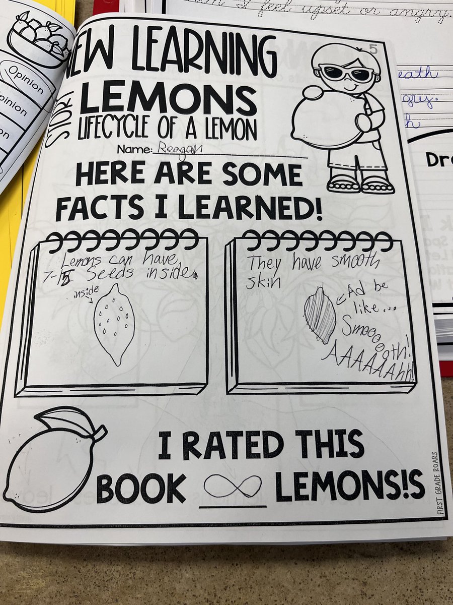 Today was “lemon dayyyyy!” In third grade at @MayfieldTweets Lemon Day Pictures! In the morning, we learned about a lemon’s origins, uses, and life cycle. In the afternoon, we did a couple of lemon/baking soda experiments and tasted a variety of lemony snacks.