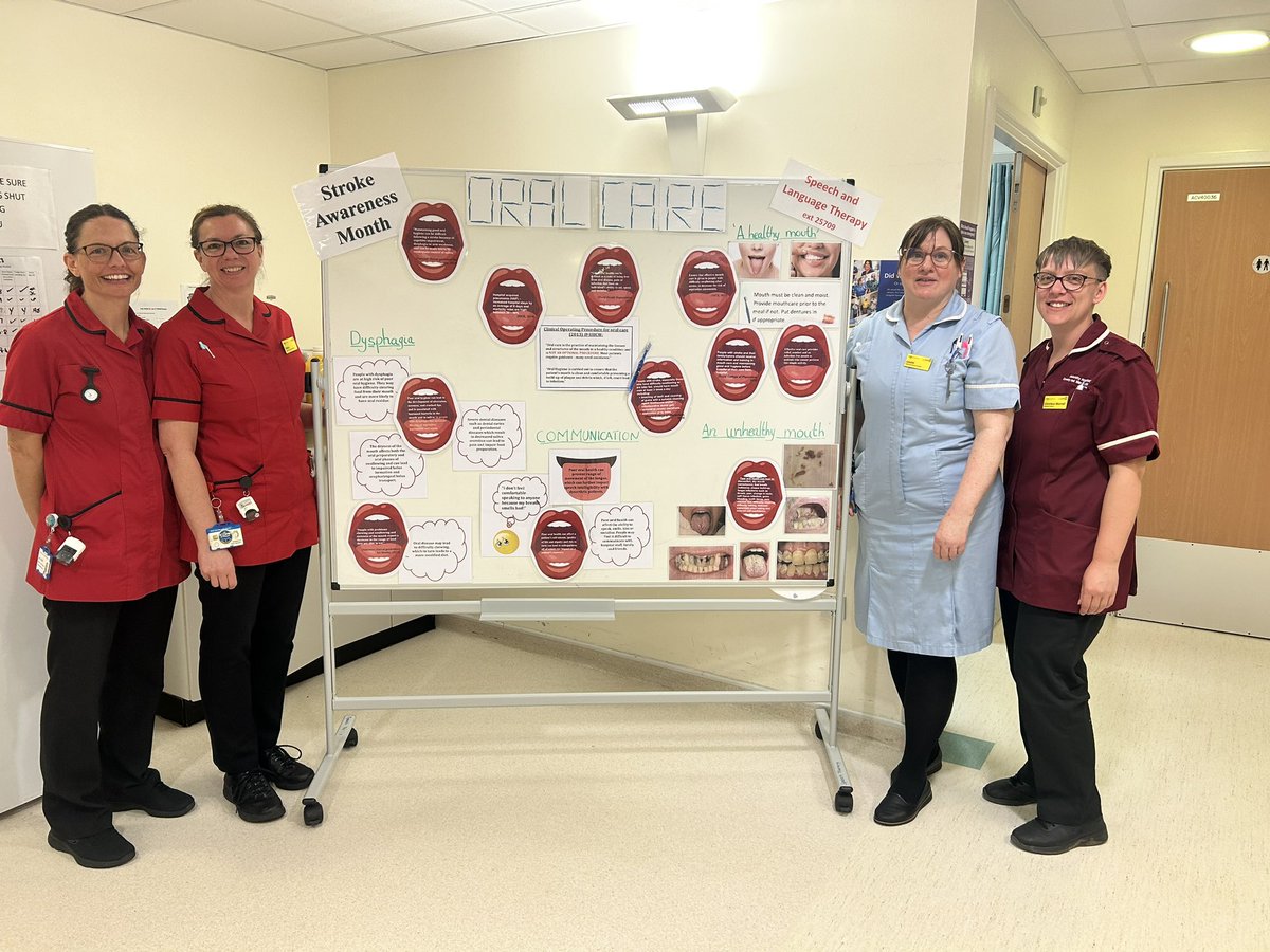 UHCW Stroke Team (@uhcwstroketeam) on Twitter photo As part of Stroke Awareness Month this year, our wonderful SLT team are providing education to staff and raising awareness on the importance of oral hygiene ๐ฆท ๐ ๐
๐ <a href="/UHCW_SLT/">SLT @UHCW</a> <a href="/UHCW_TraumaNeur/">UHCW Trauma & Neuro</a> @Emmily_Taylor <a href="/emlcook/">Emma Cook</a> #StrokeMonth <a href="/TheStrokeAssoc/">Stroke Association</a> <a href="/MunibMirza/">Munib Mirza</a> As part of Stroke Awareness Month this year, our wonderful SLT team are providing education to staff and raising awareness on the importance of oral hygiene ๐ฆท ๐ ๐
๐ <a href="/UHCW_SLT/">SLT @UHCW</a> <a href="/UHCW_TraumaNeur/">UHCW Trauma & Neuro</a> @Emmily_Taylor <a href="/emlcook/">Emma Cook</a> #StrokeMonth <a href="/TheStrokeAssoc/">Stroke Association</a> <a href="/MunibMirza/">Munib Mirza</a>
