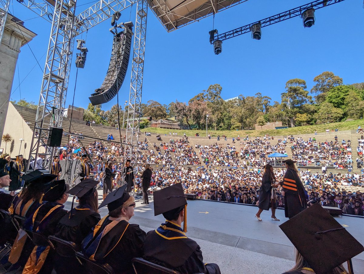 Live from <a href="/BerkeleyHaas/">Haas School of Business</a> graduation! Congratulations class of 2023!!