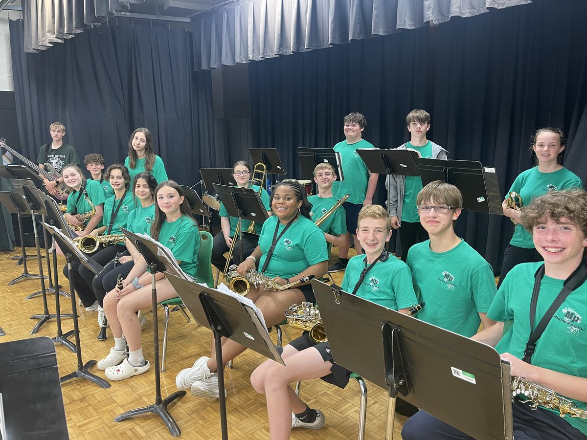 Busy day and we’re still going! Performing for GMS Upcoming 6th Grade Parent Night!