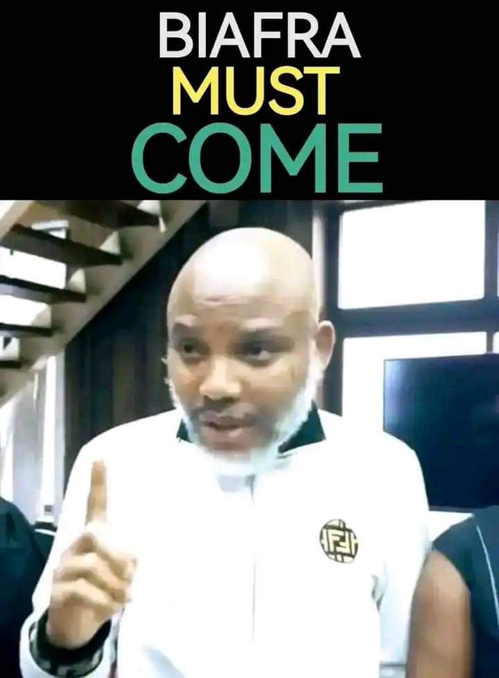 MaziUbaOfficial's tweet photo. He's never a trouble maker. His only crime is asking for the freedom of his people @antonioguterres @dfatirl @EmmanuelMacron @IntlCrimCourt @POTUS @RishiSunak @CatrionaLaing1 should pls ask @NigeriaGov to obey her own Court order &amp; #FreeNnamdiKanu #BiafraReferendum @_AfricanUnion https://t.co/e9q23LcQqx