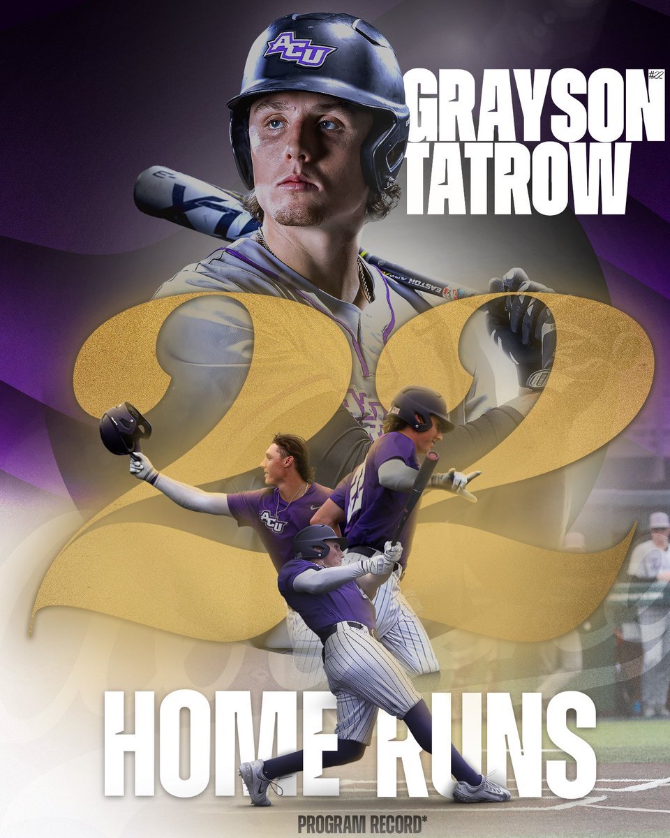 22 𝓯𝓸𝓻 22. No one has ever hit more homers in one season than @gtate__19. #ATO | #GoWildcats