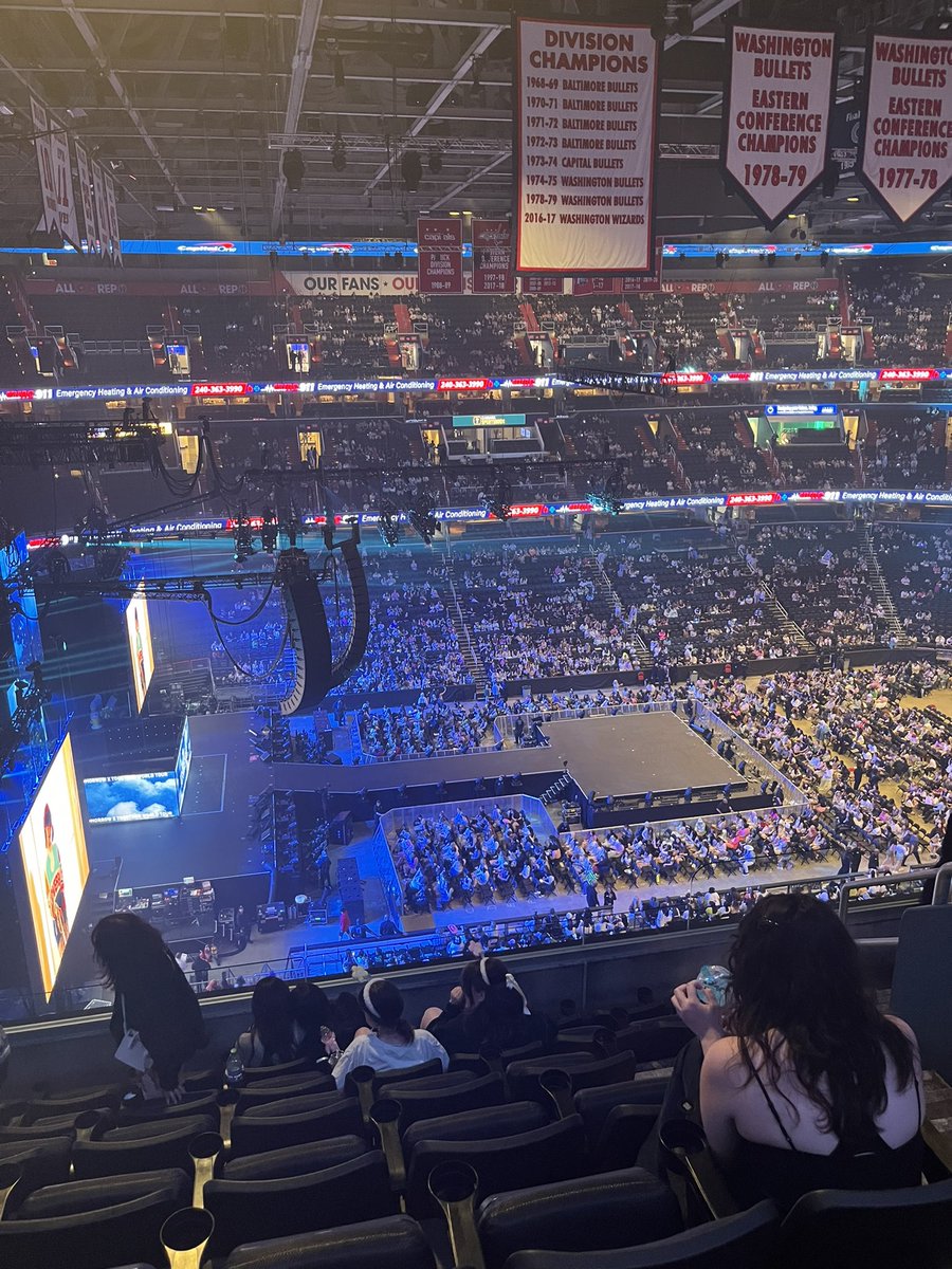The_Confident_1's tweet photo. My view of my seat #TXT_ASM_TOUR_in_DC #TheDCChapter #TXTinDC #ACT_SWEET_MIRAGE_WASHINGTONDC https://t.co/dJrG2mE91K