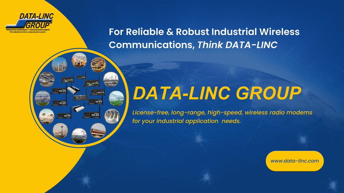 datalincgroup's tweet photo. Revolutionize your industrial connectivity with our cutting-edge wireless modems! Say goodbye to tangled cables and embrace seamless wireless communication. Experience lightning-fast data transfer, enhanced security, and unparalleled reliability. https://t.co/VnmYKDkYem