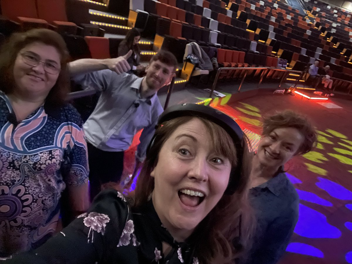 FCA 2023 Conference about to start. Look at me with my headphone!