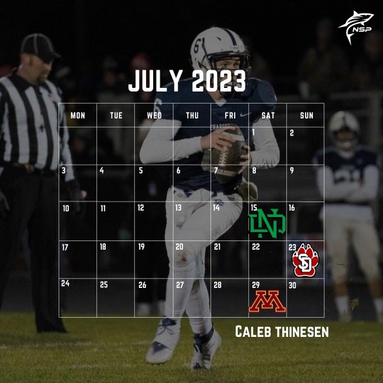 Excited for my summer camp schedule! Looking forward to competing, and impressing!