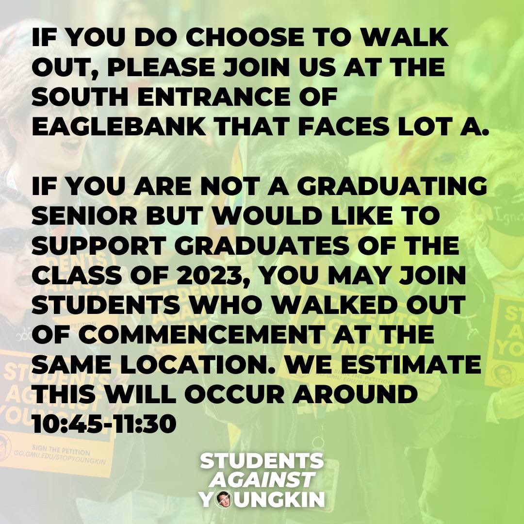 May 18th - 10:30am @ Eagle Bank Arena

STAND UP. WALK OUT. SPEAK OUT.