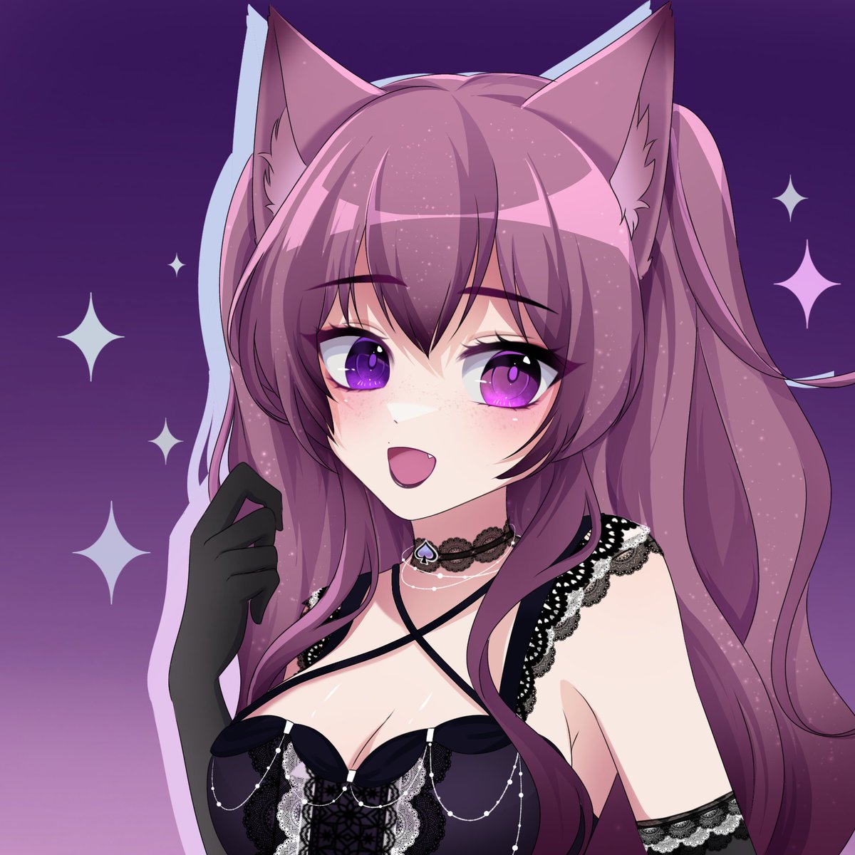 SabrinaWicked's tweet photo. @ArunaReaver @GShoii One pink, one purple! 💜 heterochromia https://t.co/ATT11ZvcG5