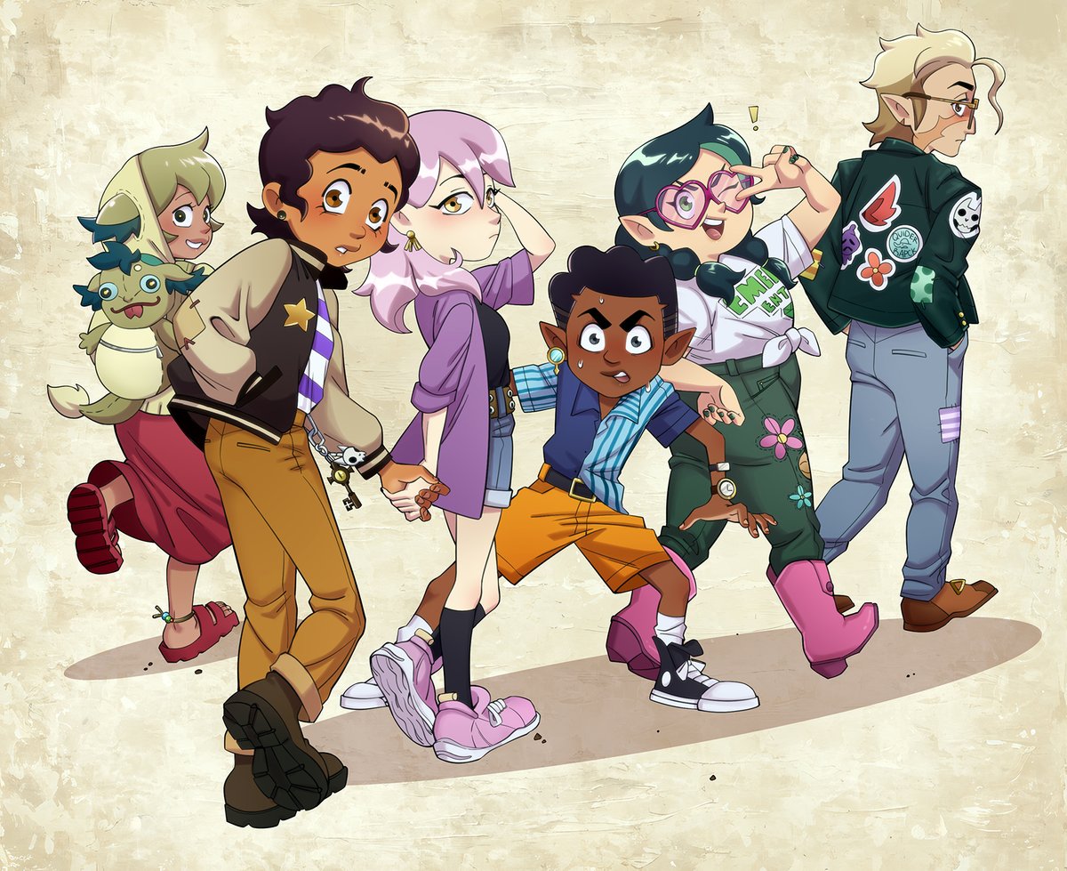 panicawa's tweet photo. "Hey, kid! Nice jacket!"
Redraw of Dana's expo pieces #TheOwlHouse https://t.co/f2Rd7KU5md