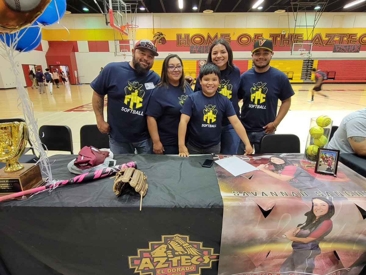 Adrian Telas (@a_telas) on Twitter photo Congratulations to our 5️⃣ 🥎 athletes who signed their NLI in front of family, teammates, and friends. <a href="/TWSoftball/">TxWes Softball</a>, <a href="/frank_softball/">Frank Phillips Softball</a>, and <a href="/wtcsoftball/">WTC Softball</a> got themselves some #STUDS!
<a href="/EDAztecs_HS/">Venessa Betancourt</a>
<a href="/Fchavezeptimes/">Felix Chavez</a>
<a href="/Fchavezeptimes/">Felix Chavez</a>
<a href="/SocorroISD/">Socorro ISD</a>
<a href="/CoachCal_AD/">JJ Calderon</a>
<a href="/SamGuzmanTV/">Sam Guzman</a>
<a href="/EPFastpitch915/">ElPasoFastpitchSoftballCommunity</a> Congratulations to our 5️⃣ 🥎 athletes who signed their NLI in front of family, teammates, and friends. <a href="/TWSoftball/">TxWes Softball</a>, <a href="/frank_softball/">Frank Phillips Softball</a>, and <a href="/wtcsoftball/">WTC Softball</a> got themselves some #STUDS!
<a href="/EDAztecs_HS/">Venessa Betancourt</a>
<a href="/Fchavezeptimes/">Felix Chavez</a>
<a href="/Fchavezeptimes/">Felix Chavez</a>
<a href="/SocorroISD/">Socorro ISD</a>
<a href="/CoachCal_AD/">JJ Calderon</a>
<a href="/SamGuzmanTV/">Sam Guzman</a>
<a href="/EPFastpitch915/">ElPasoFastpitchSoftballCommunity</a>