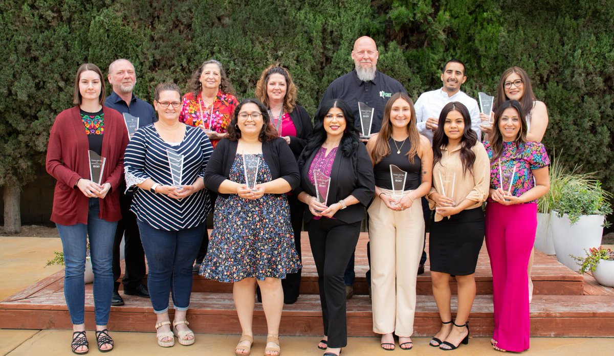 CSET's tweet image. In celebration of Community Action Month, CSET hosted its Annual Community Action Event. Thirteen CSET honorees were recognized for Employee of the Year. Congratulations to the honorees who received the 2023 CSET Employee of the Year award. #communityaction #cset