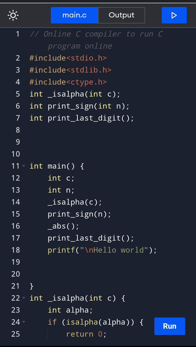 DeeRNner's tweet image. I learnt about some other function in C programming today. 
#DaysofCoding #Alx_SE