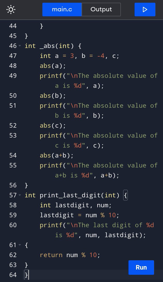 DeeRNner's tweet image. I learnt about some other function in C programming today. 
#DaysofCoding #Alx_SE