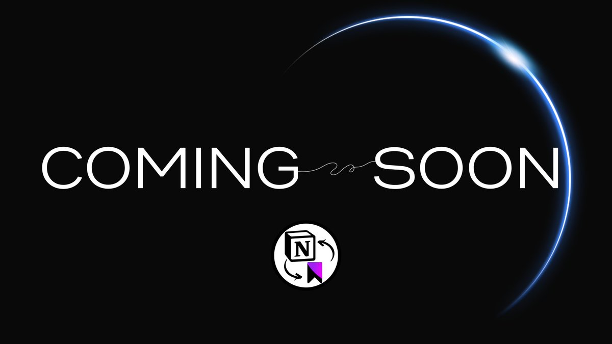SaveToNotion's tweet photo. Big things are on the horizon! 🌟 https://t.co/q4PDlO51lX
