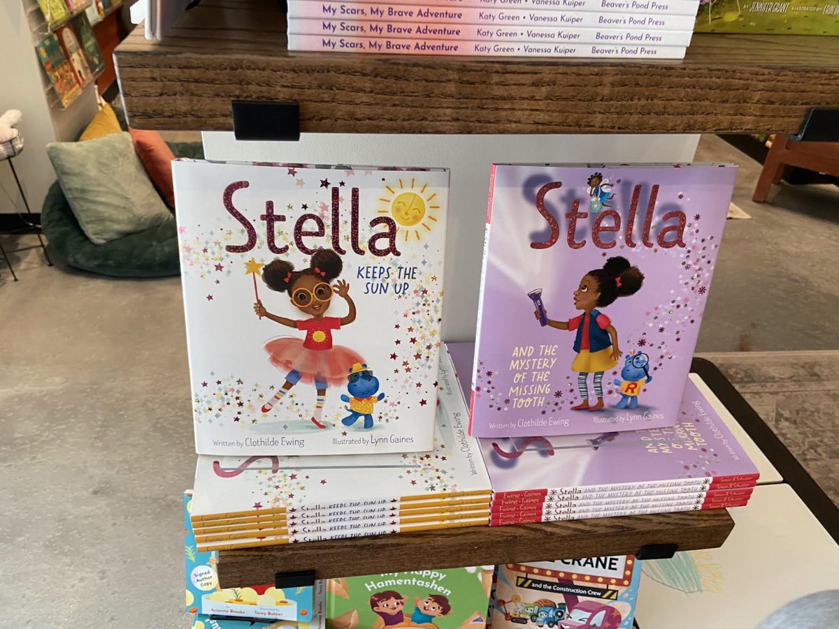 Signed copies of Stella spotted at Three Avenues Bookshop in Chicago! 📚✍🏽 Head on over and celebrate one of Chicago’s newest independent bookstores! ✨

📍3009 N Southport Ave

#bookspotting #shopindie #kidlit #picturebook #chicagoauthor #blackjoy #representationmatters