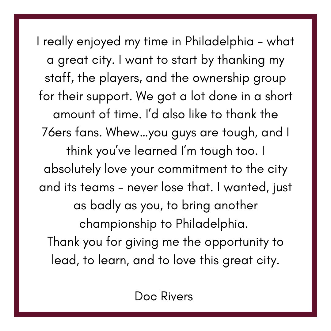 Doc Rivers (@docrivers) on Twitter photo 