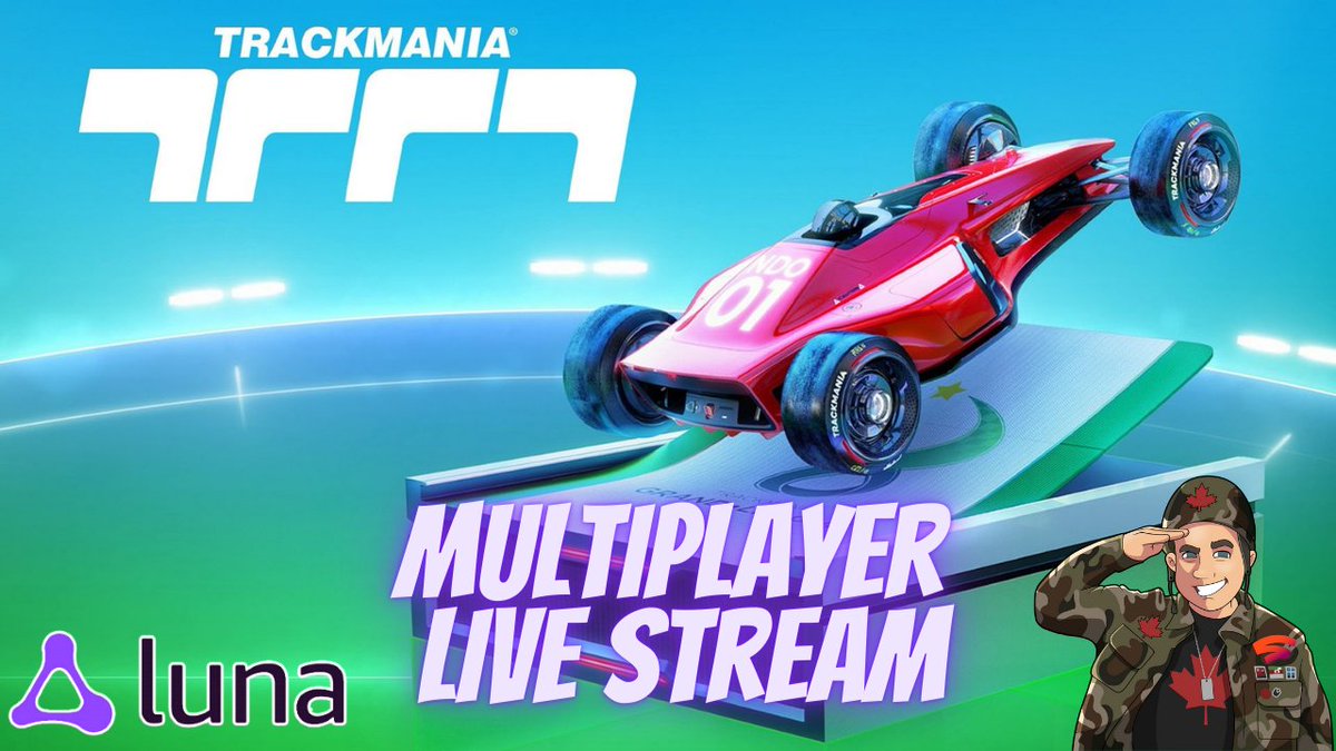 Experience the thrills of racing with me in a cross platform multiplayer live stream of Trackmania on Amazon Luna. Everyone is welcome to join and play. #TeamLuna #TrackMania #AmazonLuna #Cloudgaming #GamingScarrmy #crossplatform

⏲️7pm ET
📺 youtube.com/live/UEUChtZdx…
