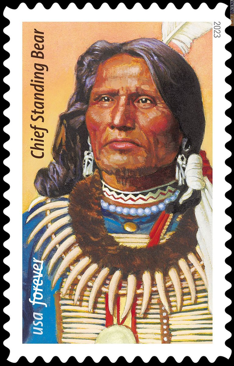 Vaccarinews's tweet photo. #Francobollo per #StandingBear, nativo che fece causa al Governo degli #StatiUniti: https://t.co/oC6C5otRhO https://t.co/xDd3xKkOAf