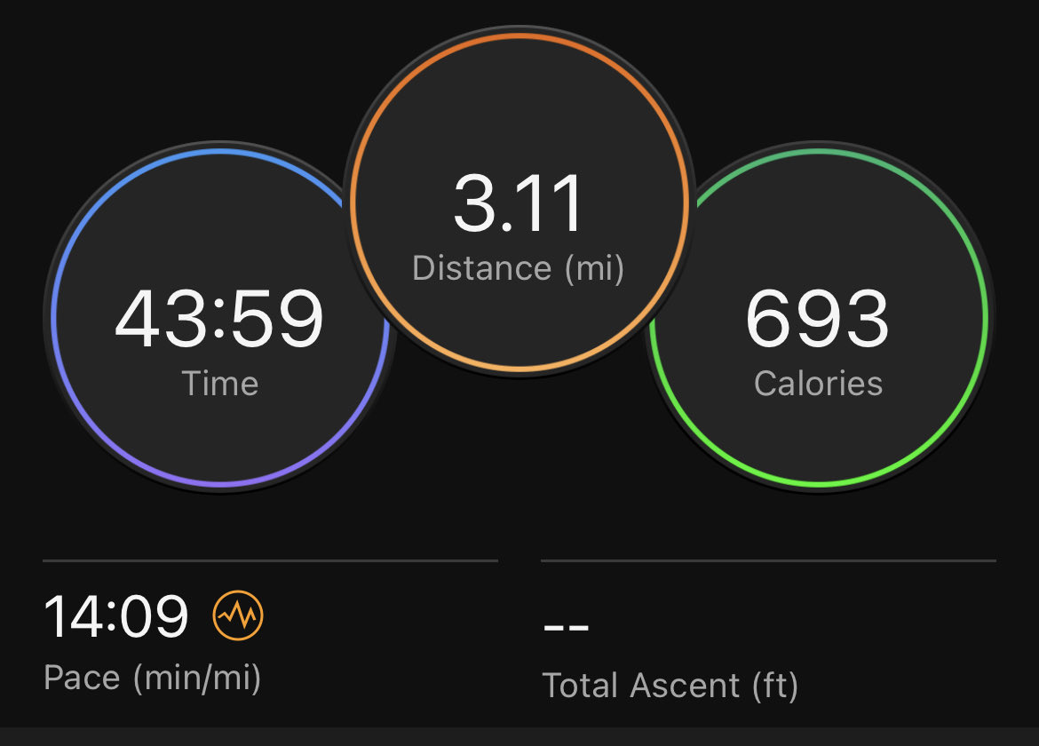 tlaws6's tweet photo. Happy #TacoTuesday🌮
There is a little person inside me that was really happy to get 5k today. Doesn’t matter how just that it’s done.
#bighomieonthemove #teamordinary #bmrphilly #positivemovement https://t.co/b7GfCXnNhR