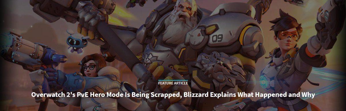 YOG3NSHA's tweet photo. Actiblizz: "Overwatch 2 will exist alongside 1 and will focus on PvE!"

*Proceeds to take OW1 offline and merge assets into OW2, forcing everyone to adapt*

Remaining users have a vain hope that the PvE is going to be good, because it's taking time.

Actiblizz: *Scraps PvE* 💀 https://t.co/nq5SaZHEIz