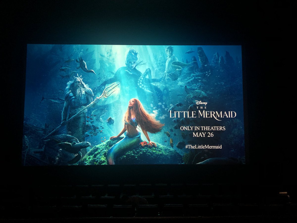 nrbrown's tweet photo. @GeekGirlRiot is swimming in to see The Little Mermaid tonight!!!! https://t.co/BOsnyimQi3