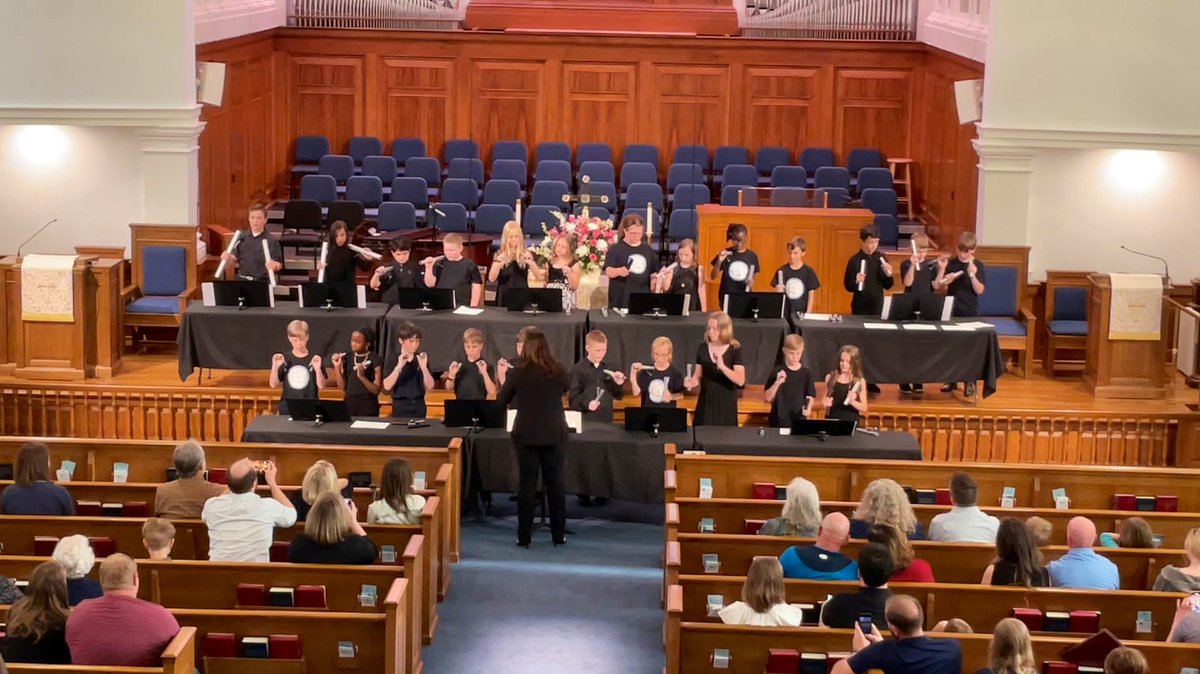 Way to go, TJ Ringers! You played beautifully at your concert! 💙🎶🐆 First Broad Street United Methodist was the PERFECT location. I’m so grateful &amp; appreciative! Check out the video on our YouTube page:

m.youtube.com/@jeffersonelem…
