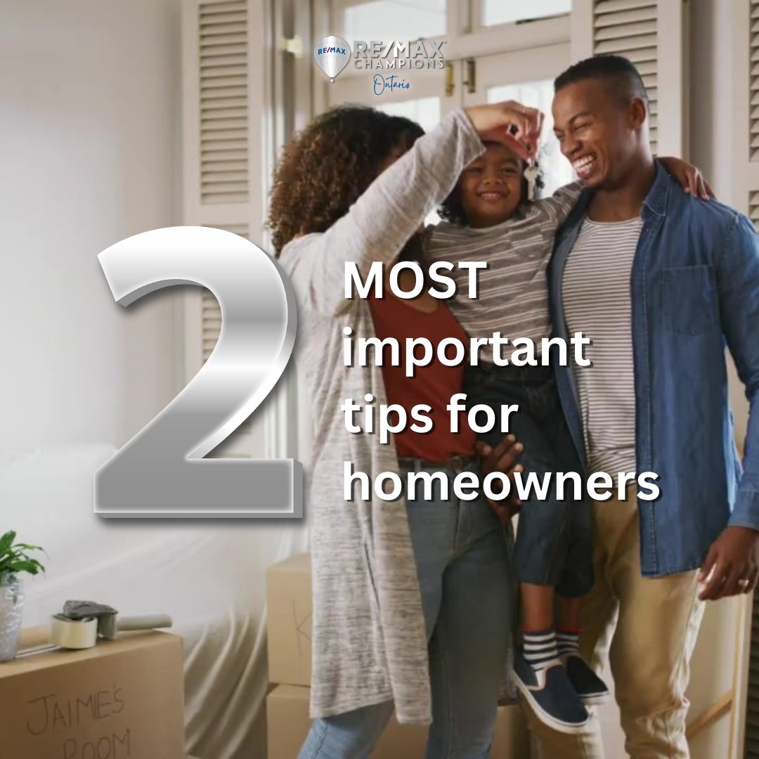 OntarioRemax's tweet photo. The 2 most important tips all homeowners should know are:

You should have adequate home insurance coverage 🏚️
You should conduct routine safety checks in the house ☣️

#homeownership #hometips https://t.co/BC9ZYPE8Kc