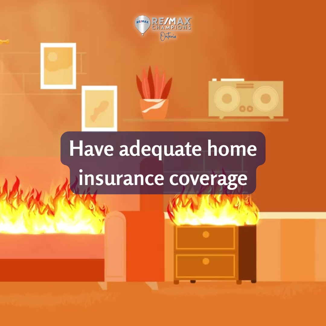 OntarioRemax's tweet photo. The 2 most important tips all homeowners should know are:

You should have adequate home insurance coverage 🏚️
You should conduct routine safety checks in the house ☣️

#homeownership #hometips https://t.co/BC9ZYPE8Kc