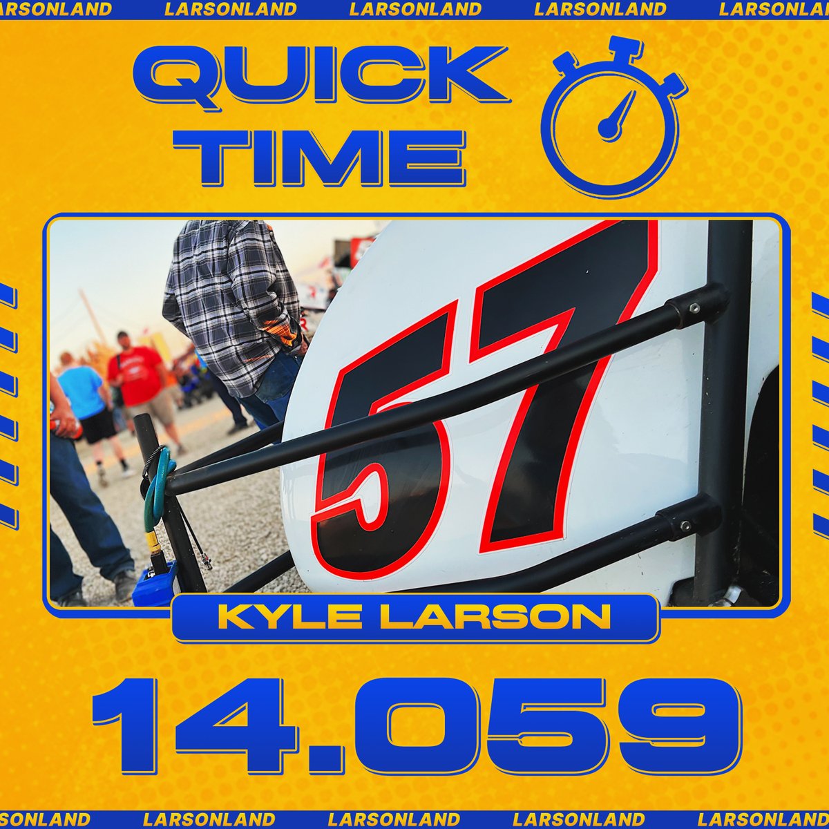 Kyle Larson ends up QUICKTIME overall in Qualifying at Wayne County! Yung Money will start on the pole of Heat Race #1!

#kylelarson #yungmoney #highlimitracing #sprintcar #dirttrackracing #grassrootsracing