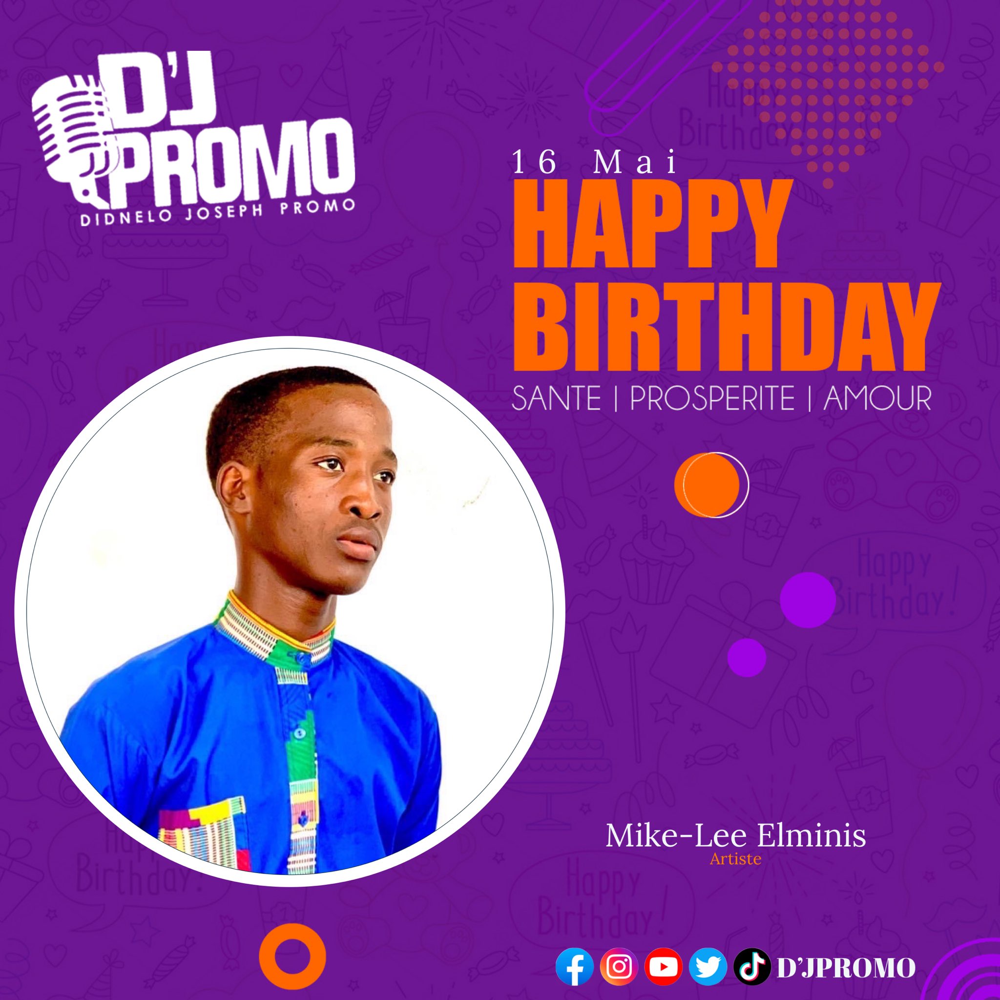 Happy Birthday to Mike Lee Elminis

D\JPromo 