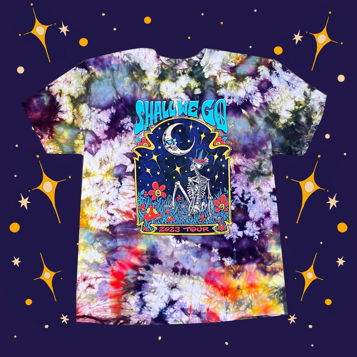 Zazzcorp tour shirt live now. Heady selection of both tie die and regular shirts. zazzland.com ⚡️