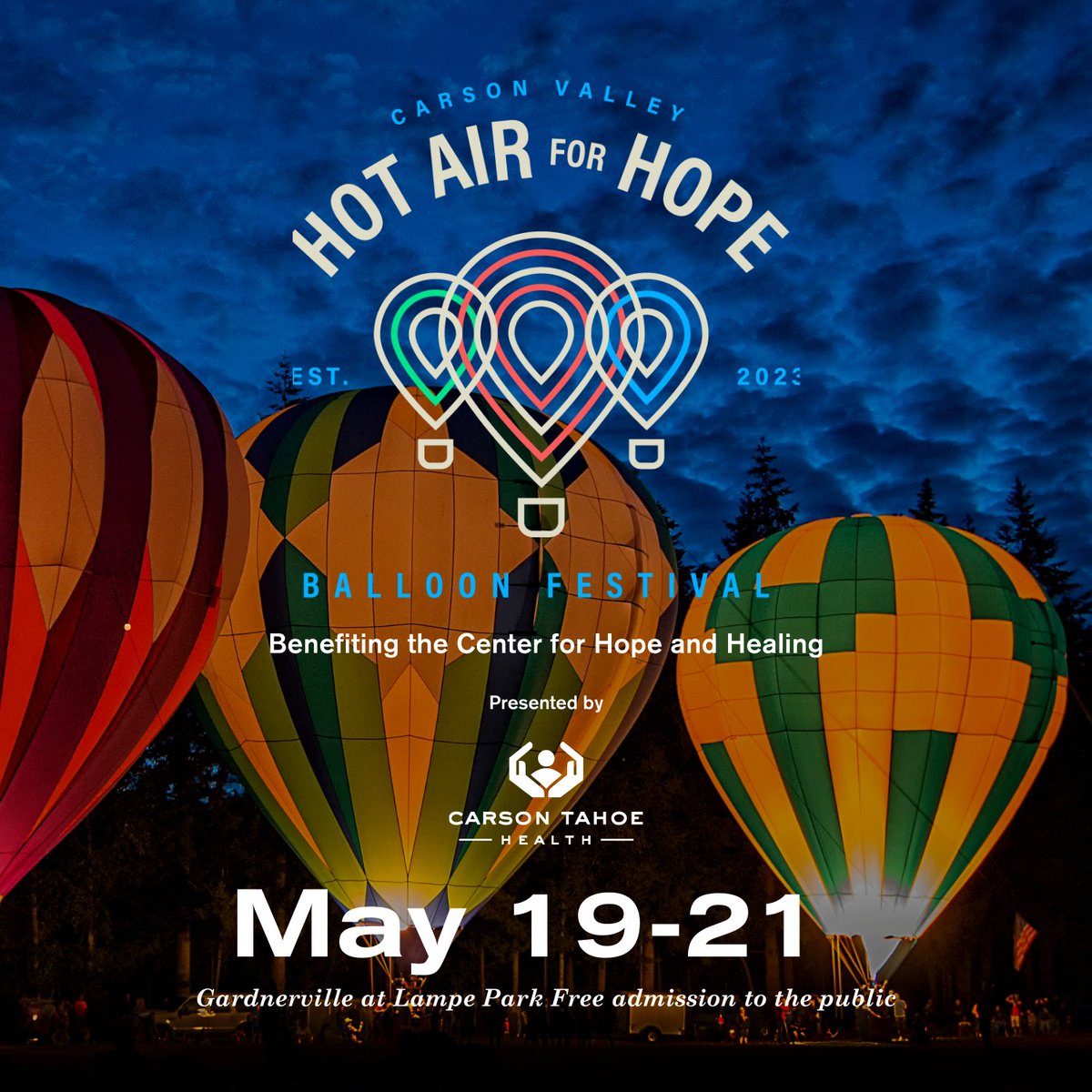 🌟 Proud sponsors of Hot Air For Hope! 🎈 This event during Mental Health Awareness Month supports the Center for Grief & Healing. Founded by Emily Wass & Emilio Parga in 2008, when they saw the need for grief support services. Together, we lift each other up. 💙💚