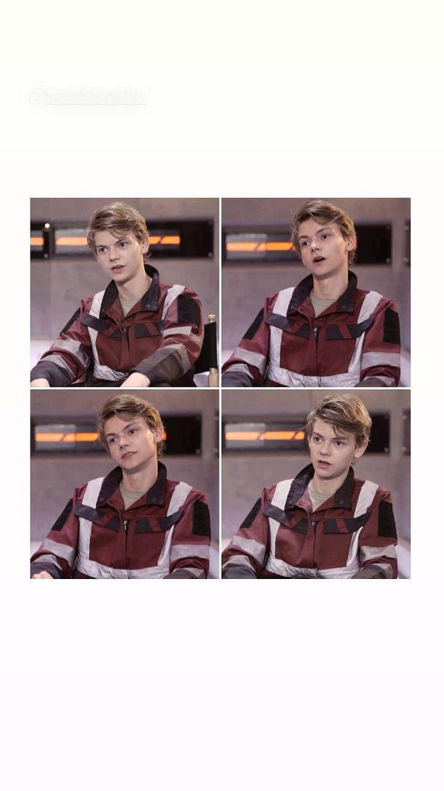 HAPPY BIRTHDAY HONEY, YOU\RE MY WORLD -Thomas Brodie-Sangster  