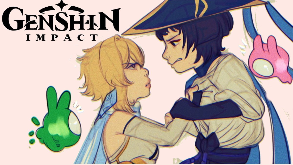 It's #genshinimpact time 
From Fighting to Pet Loving

Artist: @cogitaeworks

Voices:
??? as Scaramouche

@HannahBeard_VO as Lumine 

Editor @Lizard32Lucky
 
YT: youtu.be/zEtrjy49Yj0
#genshin #scaramouche #lumine #scaralumi #comicdub #voiceacting