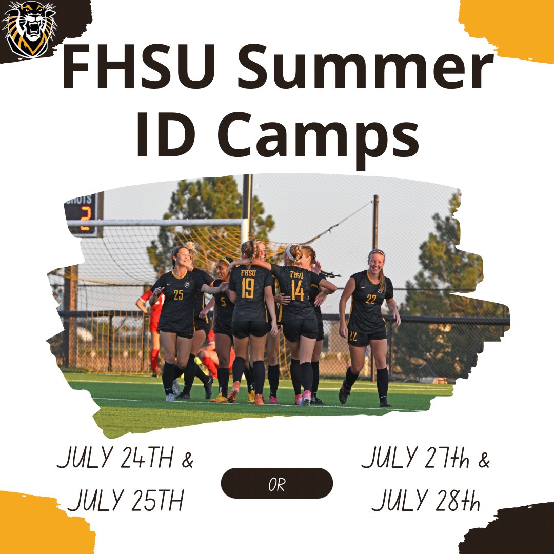 Our Summer ID Camps are set! Calling all high school and college transfer females interested and playing at the next level. For more information and to register, visit fhsuwomenssoccercamps.com 

#RollTiges