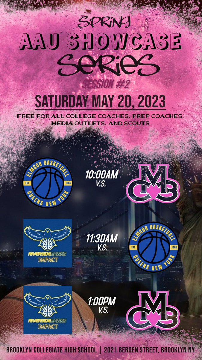 ***College Coaches, Prep Coaches, Media Outlets, and Scouts*** 

All invited! This Saturday, May 20, 2023

<a href="/RiversideImpact/">Riverside Hawks Impact</a> x <a href="/WeAreCM3/">CM3</a> x Elmcor Basketball #ironsharpensiron