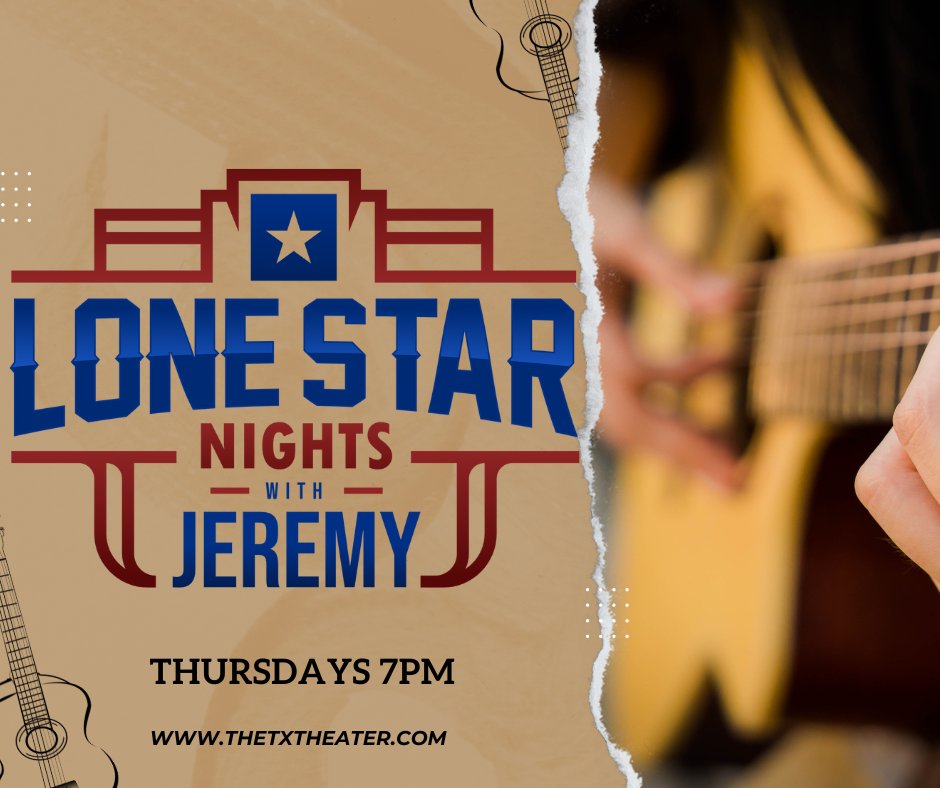 Hometown Radio KBEC (@hometownkbec) on Twitter photo 🌟 Exciting News! 🎶 Join <a href="/Jeremyontheair/">Jeremy Robinson</a> for an incredible new show, Lone Star Nights, LIVE from The Texas Theater in Waxahachie at 7pm and LIVE on Hometown Radio KBEC! 🎙️🎸
#LoneStarNights #LiveMusic #TexasTheater #SupportLocal #HometownRadio 🌟 Exciting News! 🎶 Join <a href="/Jeremyontheair/">Jeremy Robinson</a> for an incredible new show, Lone Star Nights, LIVE from The Texas Theater in Waxahachie at 7pm and LIVE on Hometown Radio KBEC! 🎙️🎸
#LoneStarNights #LiveMusic #TexasTheater #SupportLocal #HometownRadio