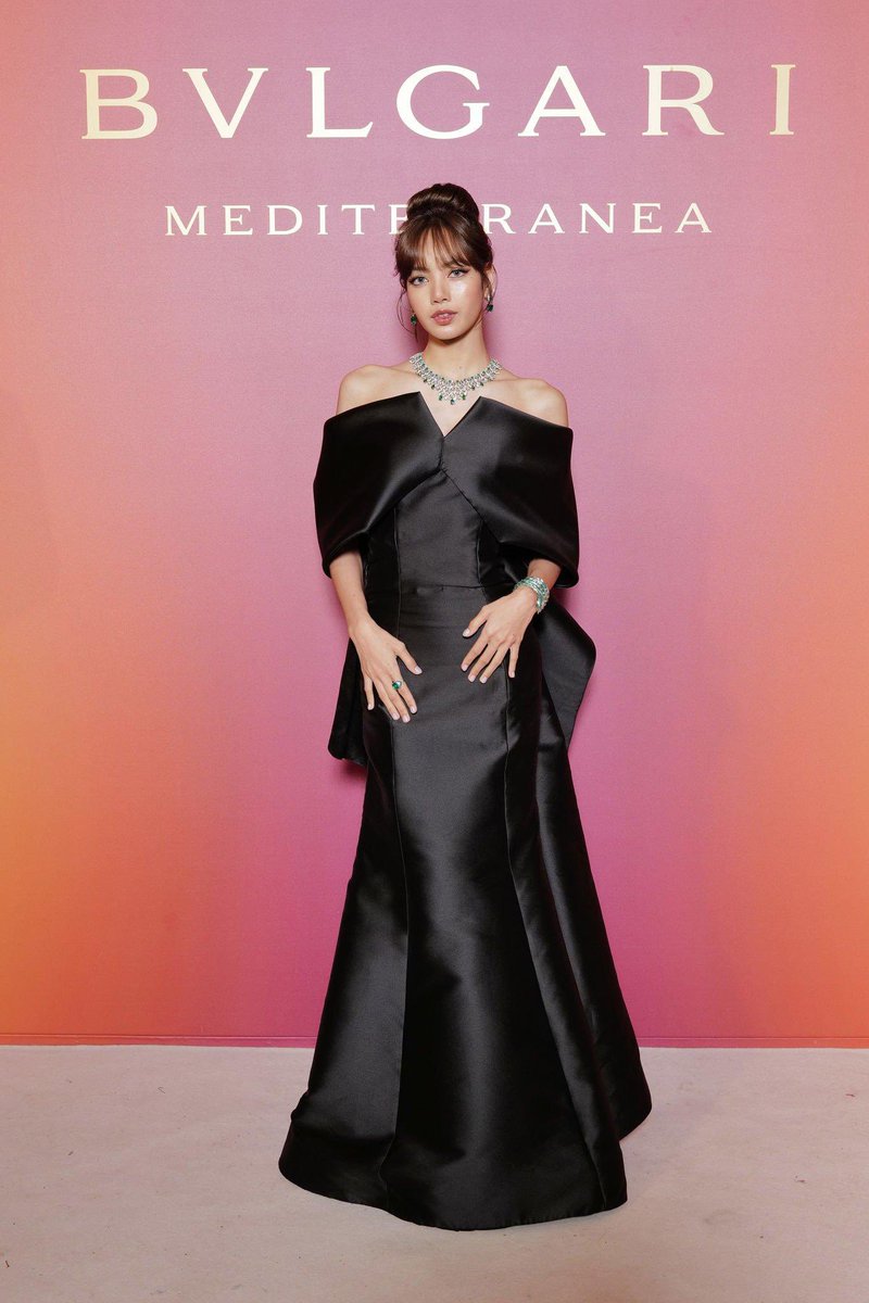 popcultureshub's tweet photo. Lisa attends the "Bulgari Mediterranea High Jewelry". https://t.co/IND8jiAjdo