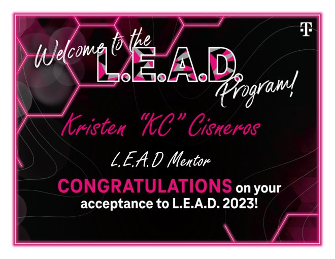 Congratulations are in order for these two young ladies! @Krysta1TMO @KristenCTX  are #LEAD23 bound!