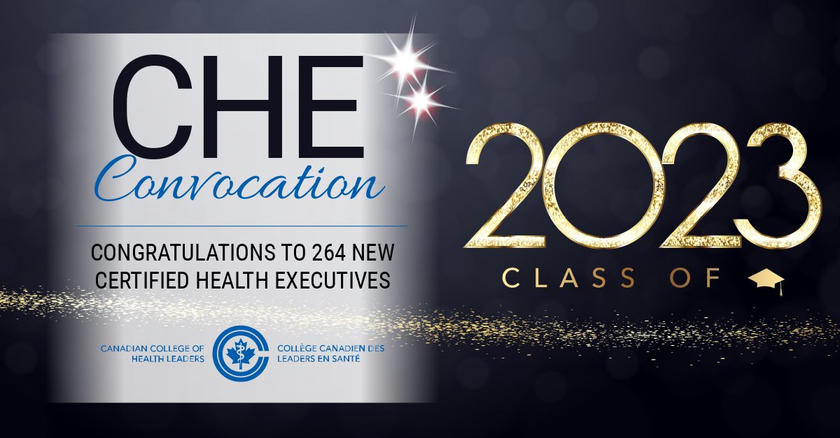 CCHL_CCLS's tweet photo. 🎓✨🎓 We are proud to announce that 264 College members received the CHE designation in 2022-2023. Thank you for your dedication to improving Canada’s health system and the lives of our loved ones. 🎓✨🎓 > https://t.co/dJXDPI0d7M
#CHESelect #CCHLeaders #CCHLDifferenceMaker https://t.co/WkHImvQTjT