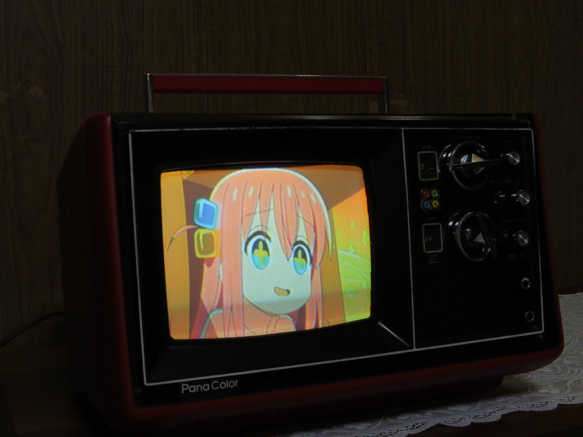 最新情報 【引取り限定】ナショナル ブラウン管カラーテレビ TK-5000DU