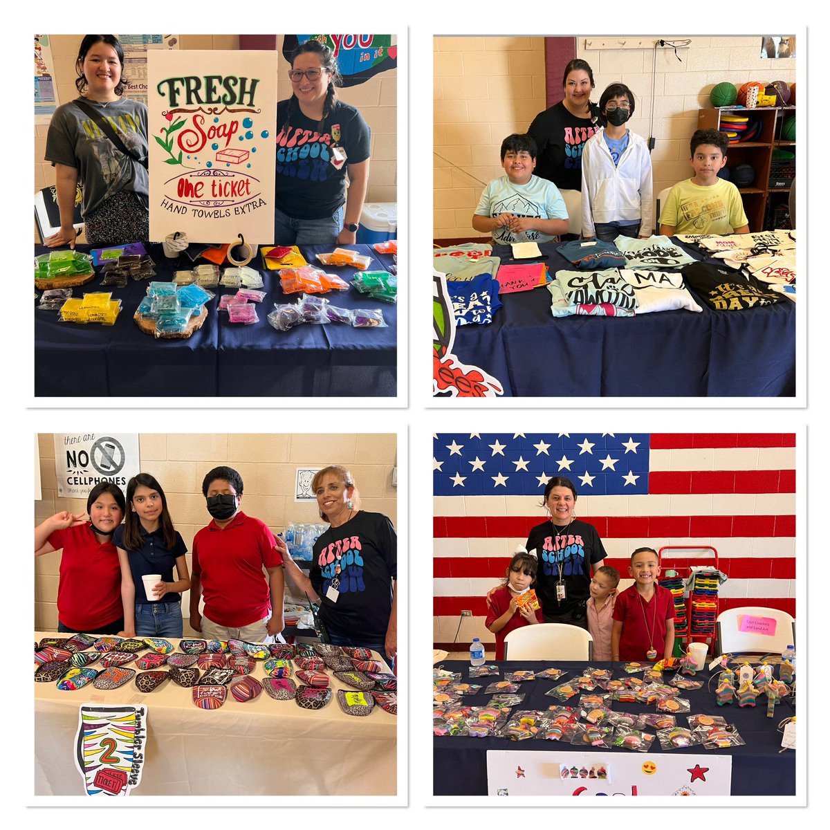 Sharon_2113's tweet photo. Shout out to the VES after school program staff and students for a successful Market Day! 💙🤍 #VESwebuildsmiles #VESforsomanyreasons https://t.co/6Tf5tMSTMD