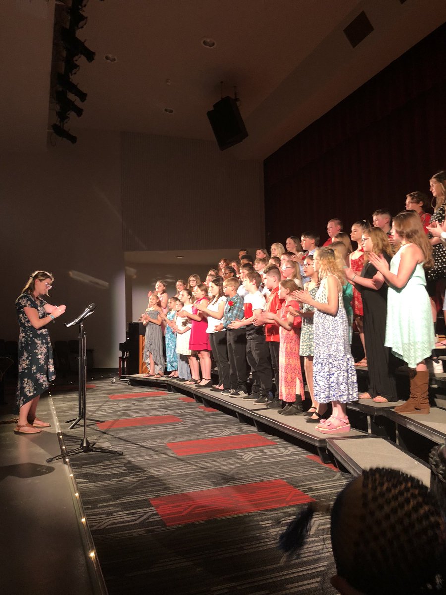 EBHSchool's tweet photo. Spring chorus concert. Grades 4, 5 and 6.  Sounded amazing!!!! https://t.co/eXu8m9aLsJ